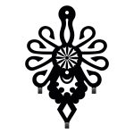 Wieszak metalowy Motyw góralski 20 cm