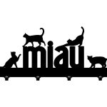 Cuier Hol Pentru Perete Pisici 40 cm