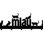 Cuier Hol Pentru Perete Pisici 50 cm