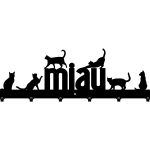 Cuier Hol Pentru Perete Pisici 60 cm