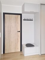 Cuier Hol Pentru Perete Simplu 60 cm - imagine 2