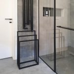 Wieszak na ręczniki stojący potrójny S - imagine 4