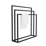 Wieszak na ręczniki stojący potrójny L