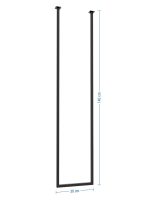 Wieszak sufitowy pojedynczy Long XS - imagine 4