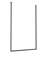 Wieszak na ręczniki sufitowy Long pojedynczy L - imagine 2