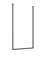 Wieszak na ręczniki sufitowy metalowy pojedynczy M - imagine 2