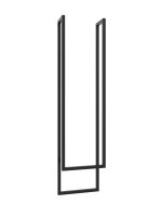 Wieszak na ręczniki sufitowy metalowy podwójny XS - imagine 2