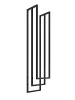 Wieszak na ręczniki sufitowy potrójny XS - imagine 2