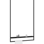 Wieszak na ręczniki sufitowy Long z półką L