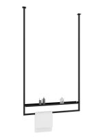 Wieszak na ręczniki sufitowy Long z półką L