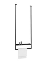 Wieszak na ręczniki sufitowy z półką S