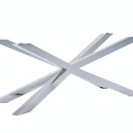 Noga do stołu pod blat szklany Pająk Chrom XL