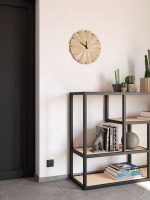 Ceas de designer din lemn Kalasi 40 cm - imagine 2