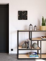 Ceas din lemn încrustat Tenido 36cm - imagine 2