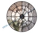 Ceas de perete metalic cu oglinda Big Ben 80 cm - imagine 3