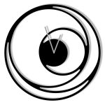 Ceas metalic Spirală 50 cm