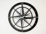 Ceas metalic Roza vânturilor 50 cm - imagine 2