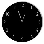 Ceas metalic Classic 50 cm