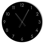 Ceas metalic Classic 60 cm