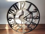 Ceas de perete metalic mare Roma II 80 cm - imagine 5
