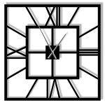 Ceas metalic mare Plaza 100 cm