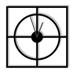 Ceas de perete Simple 40 cm