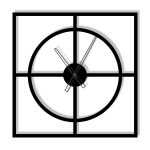 Ceas de perete Simple 60 cm